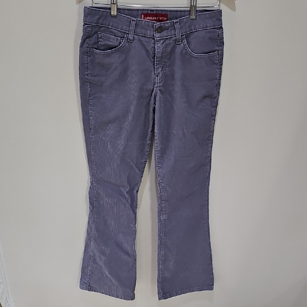 Levi's Lavender Corduroy Superlow Stretch Pants